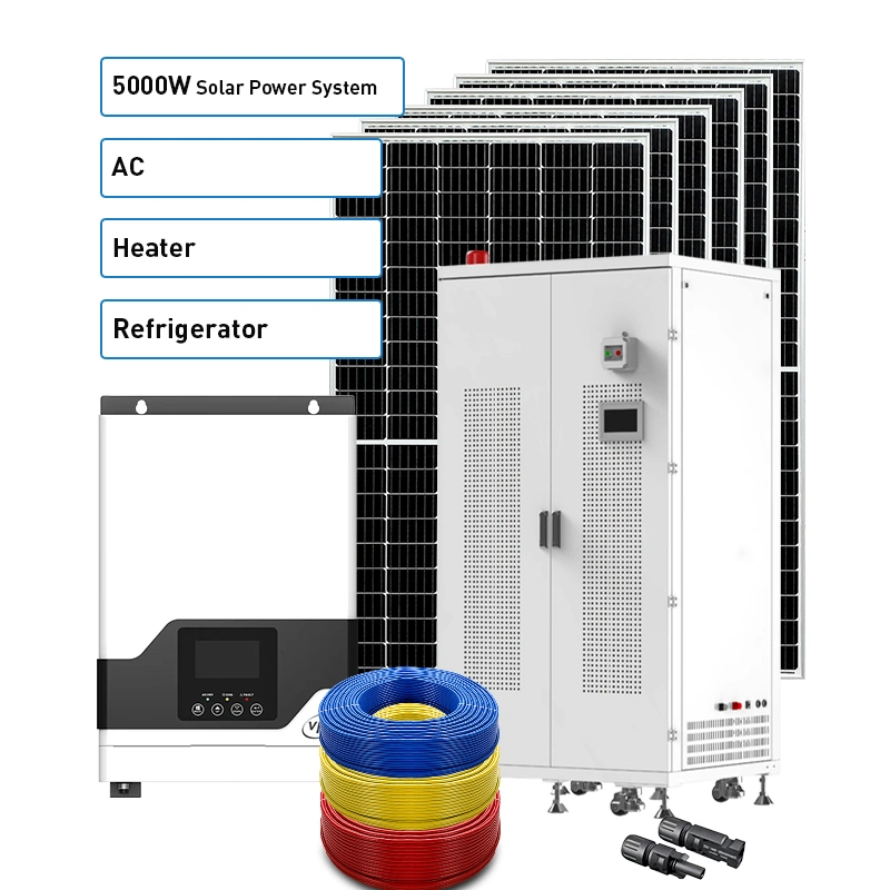 Para batería Solar Inverter Híbrido trifásico 2kW 3kw 4kw Apagado en red sistema Solar inversor de energía batería de bajo voltaje Híbrido