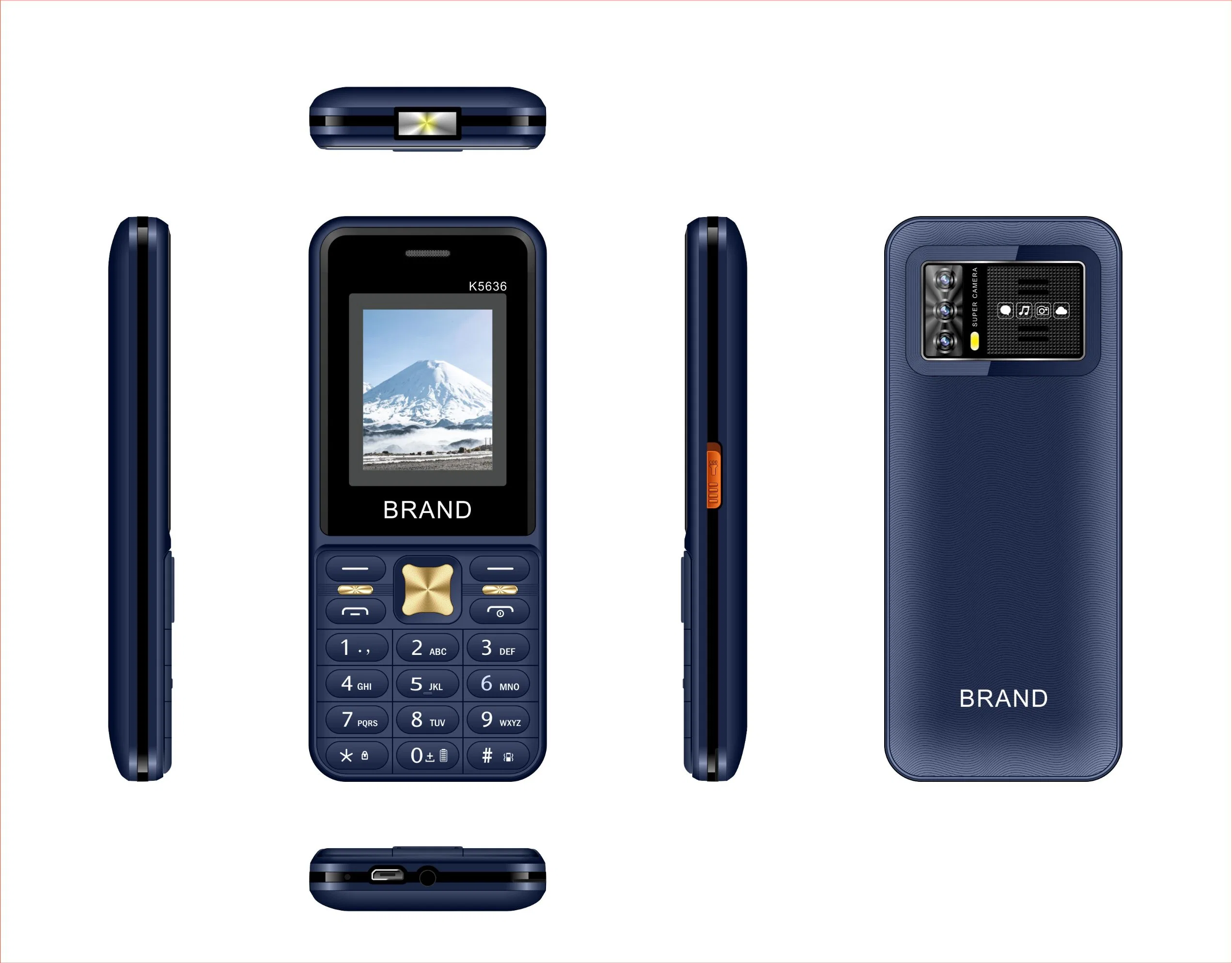1,7inch/2,4inch 1800mAh Teléfono móvil con gran capacidad de batería de la fábrica de la tienda, apoyo OEM/ODM de Shenzhen, teléfono celular, característica de teléfono