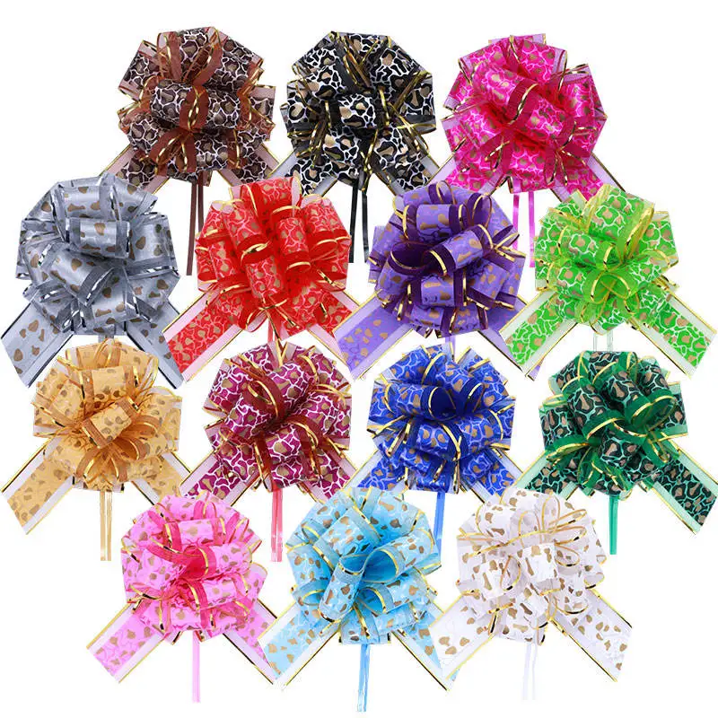 Multi-Color Gift Wrapping Pull Bows for Christmas, Weddings, and Valentine's Day