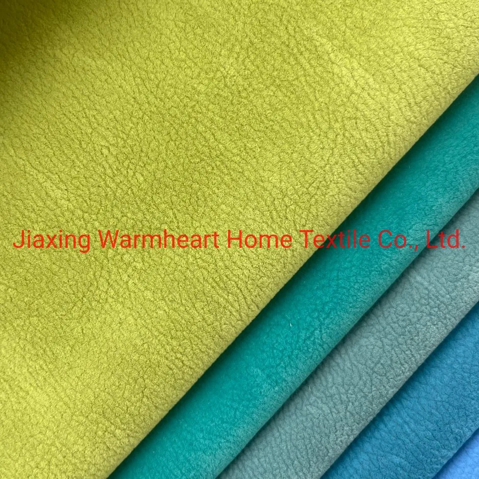 China Nylon Pile Double Flocked Fabric Waterproof Stainproof Water Repellent Easy Cleaning Functional Sofa Fabric for Furniture Upholstery Decorative Material