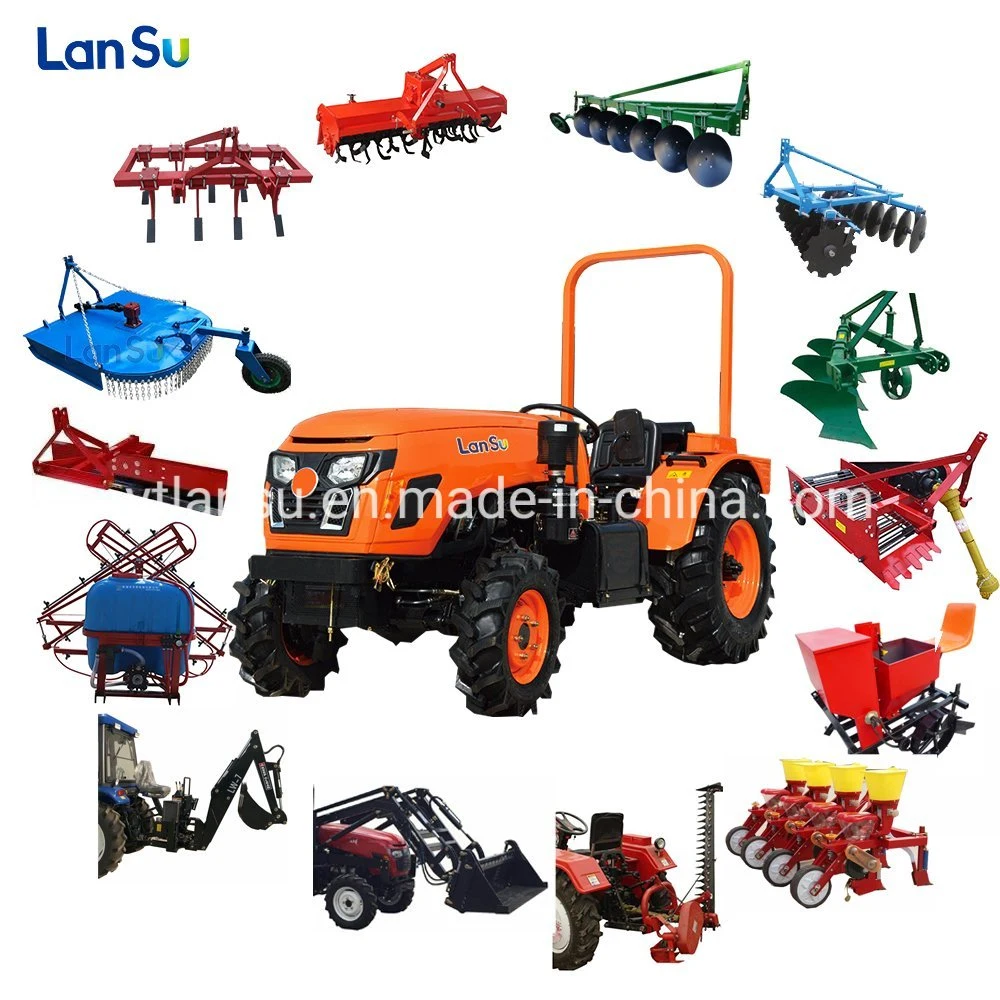 Factory Directly Sale 4 Wheel Drive 70HP Tractor with Front End Loader