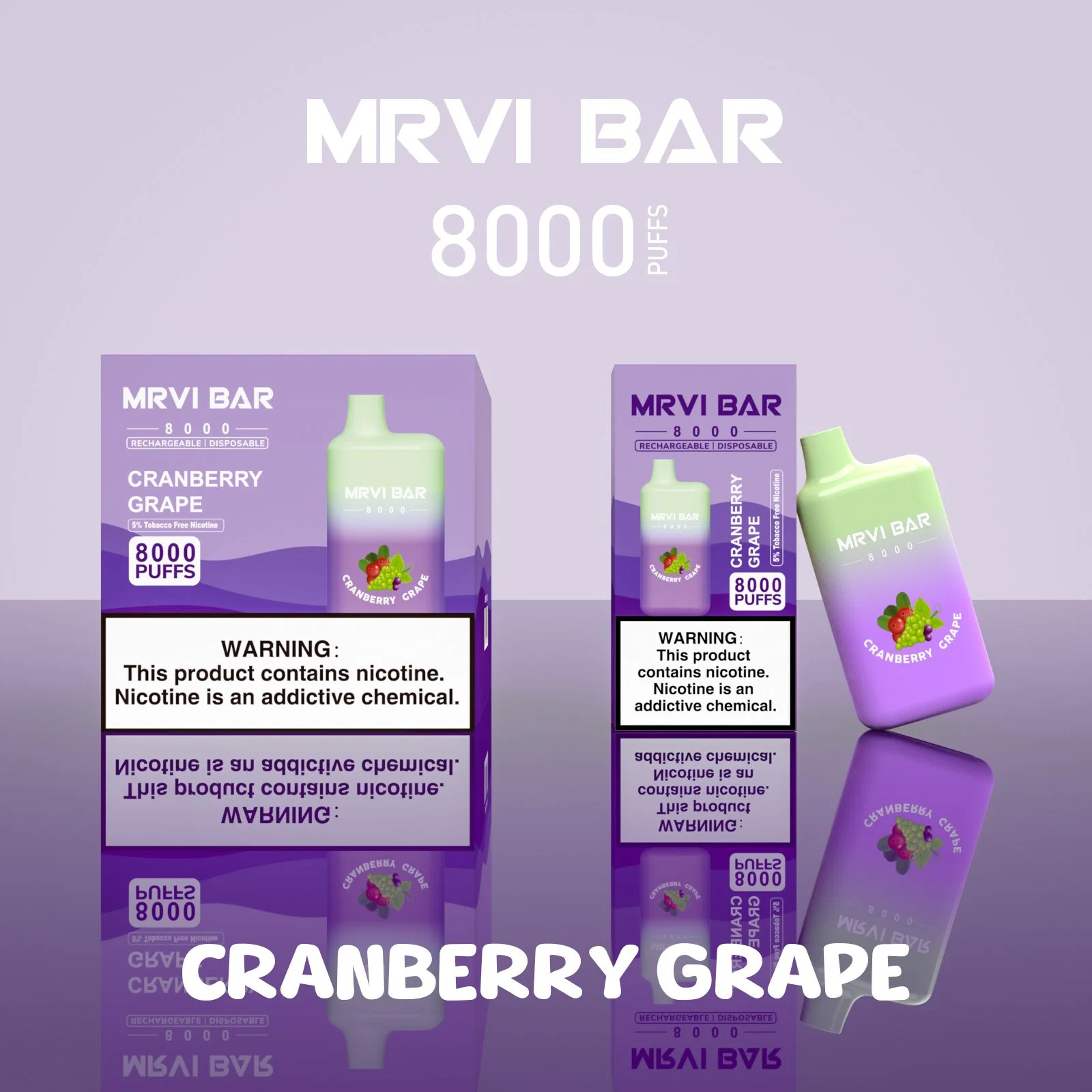 2023 melhor Vapes Mrvi Bar 8000 6500 6000 5000 puffs Caneta de vaporizador recarregável cigarros e descartáveis