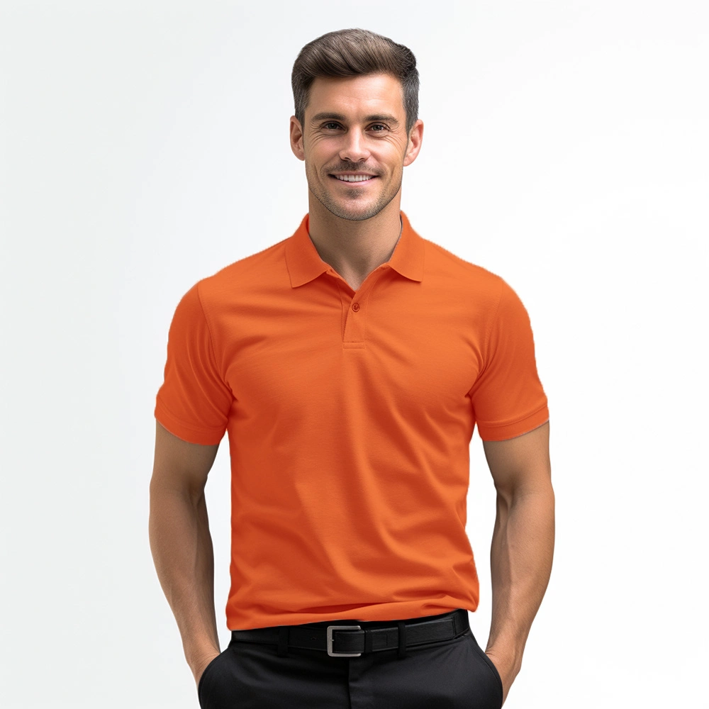 Basic Style Cotton Polo Shirts of Golf Sports Customized Blank Polo
