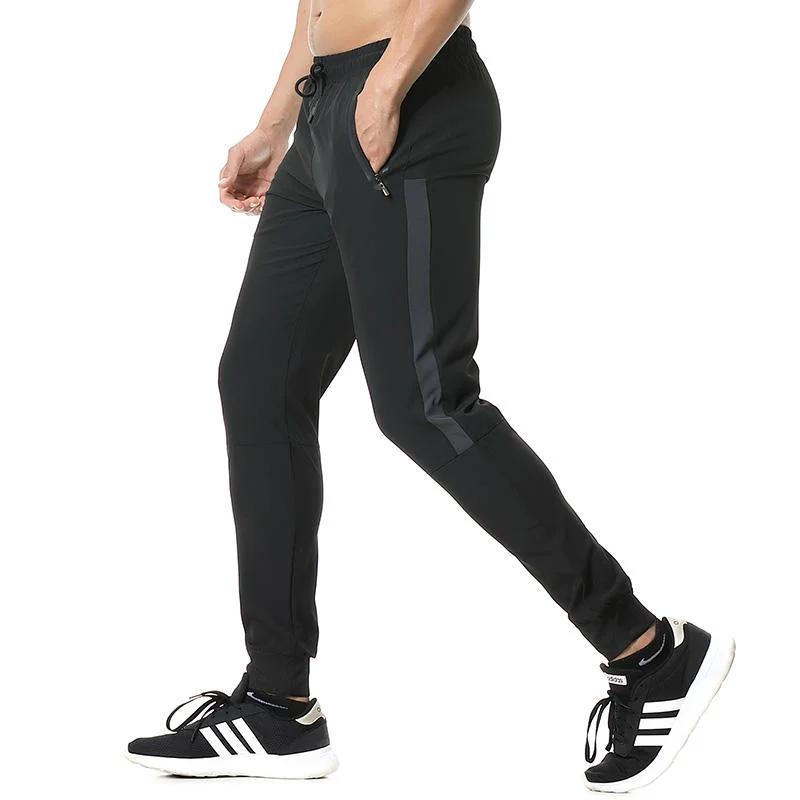 Hot Sale Fashion New Trend Men's Black Sports Plain Pants