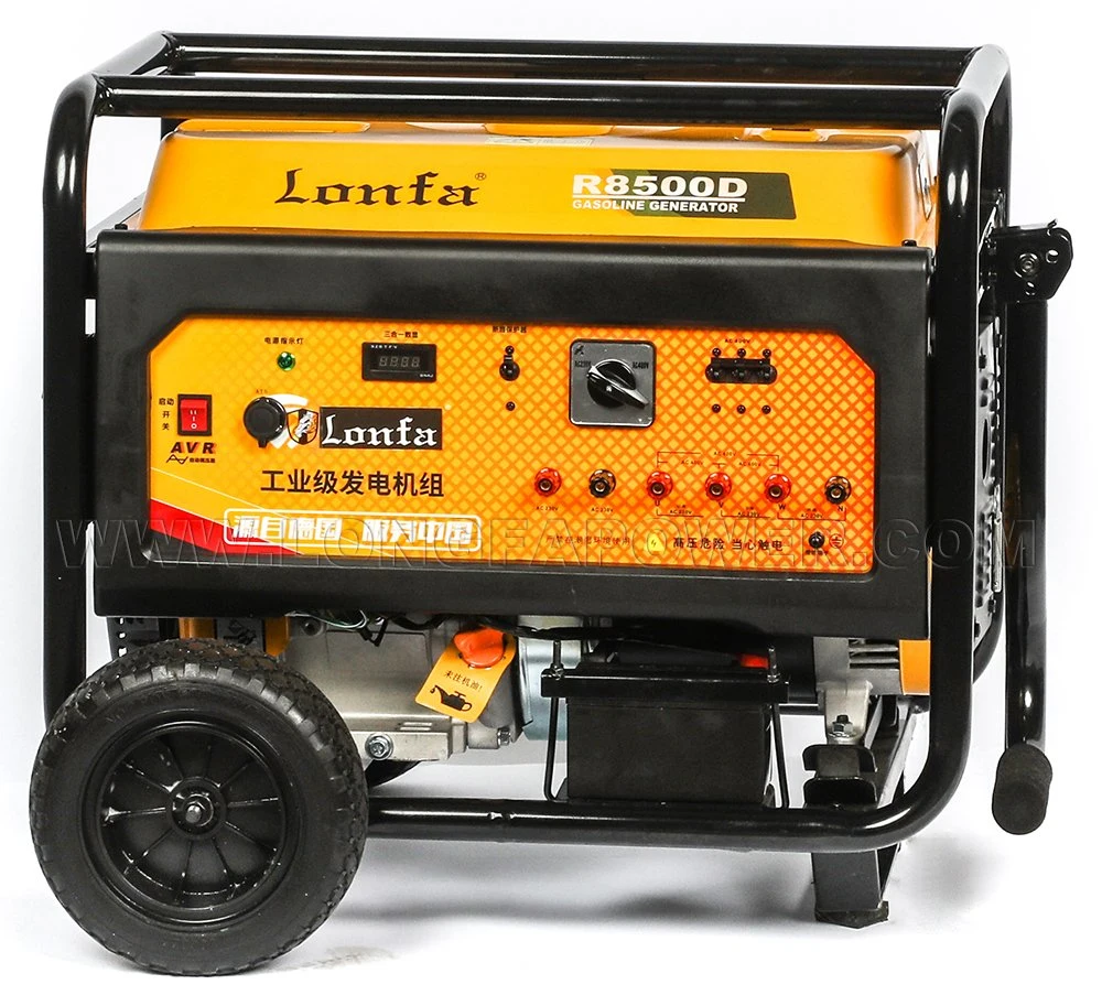 8 Kw 8 kVA 10 Kw 10 kVA High Fuel Efficiency, Strong Industrial Power Grade Gasoline Generator Ideal Using for Constructions Marine or Home Emergency Backup Use