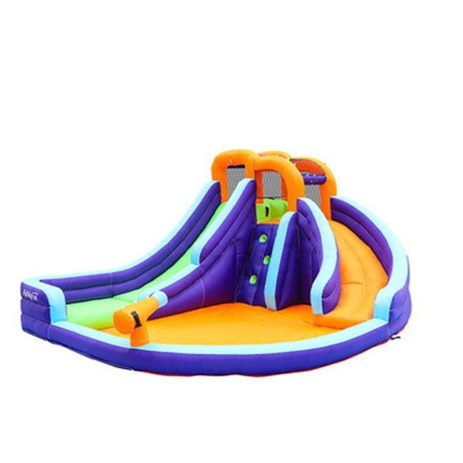 Commercial Bouncy Castle House Obstacle Slide Castle African Safari Inflatable Playground