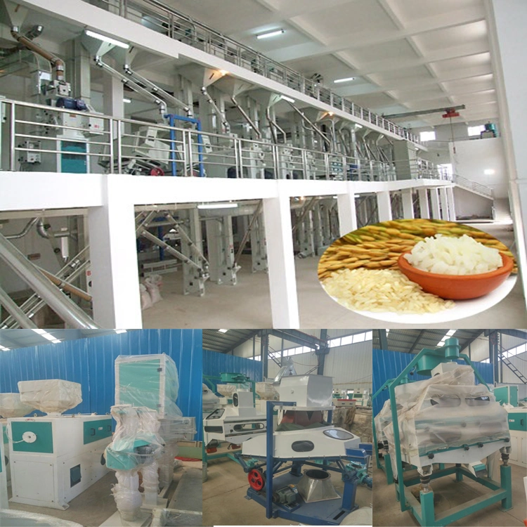 La Chine haut de la qualité de la fabrication de mouture de riz décortiqueuse de riz complet d'alimentation de 4 tonne par heure de l'équipement fraiseuse automatique du riz complet au Nigéria