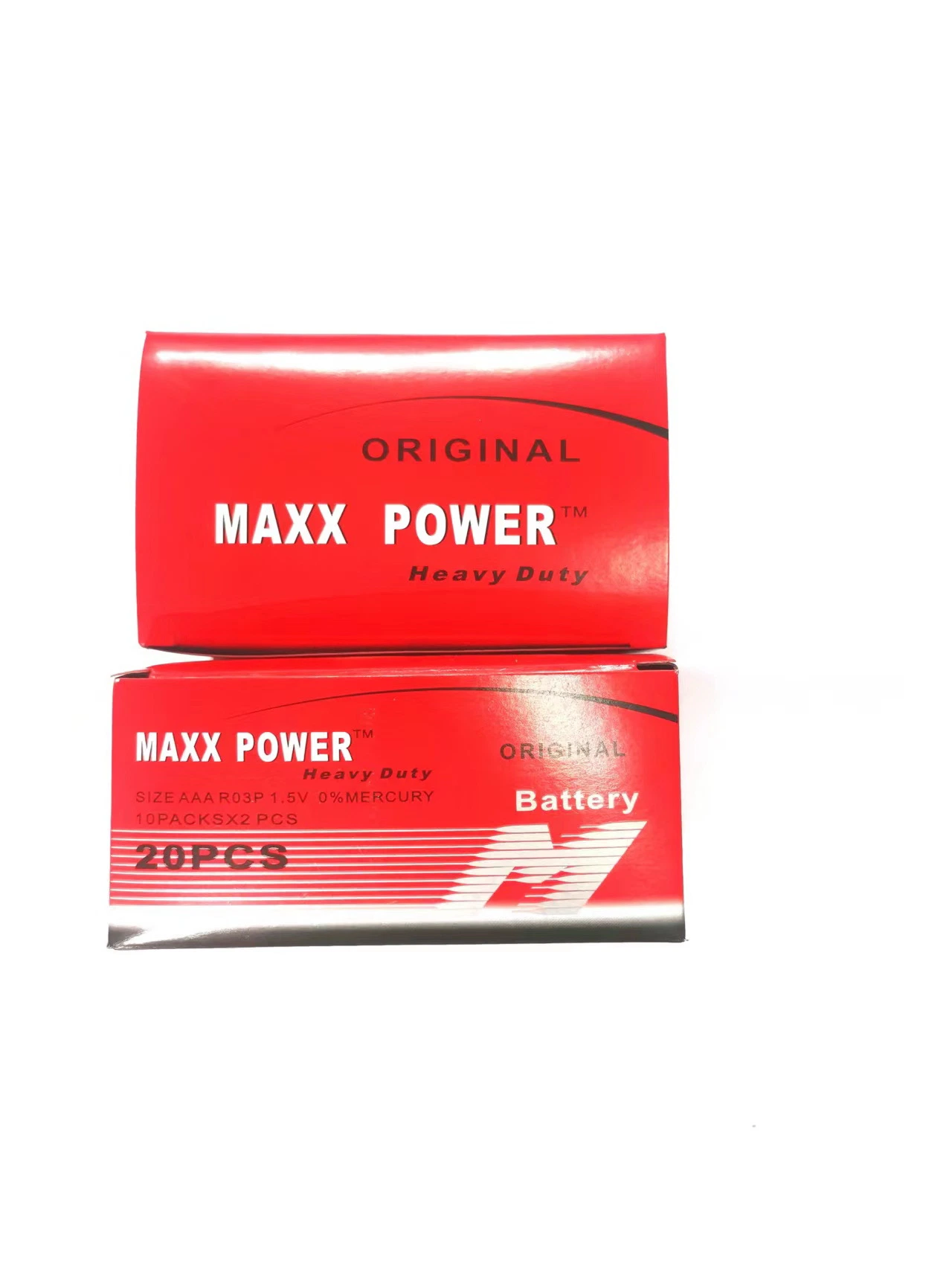 AAA 1.5V R03 Um-4 2PCS Blister Card Pack Carbon Zinc Battery Dry Battery Battery Cell High quality/High cost performance  Long Life Maxx Power