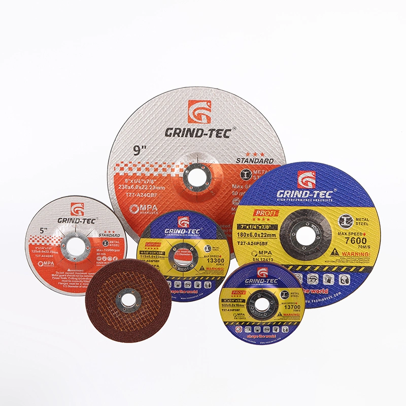 Крепежные элементы шлифовальный диск 9 дюйма, Китай Grindtec 230X6X22,23 мм