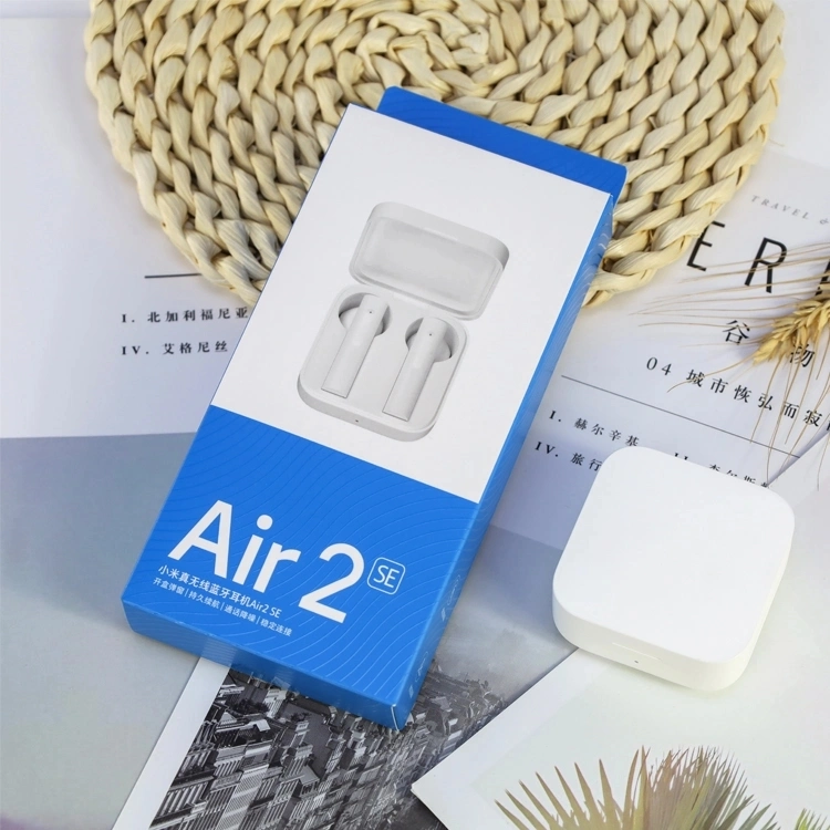 2023 Air 2 cartón personalizado embalaje papel Caja de tarjetas Smart Ver datos cable auriculares Consumer Electronic Products Packaging