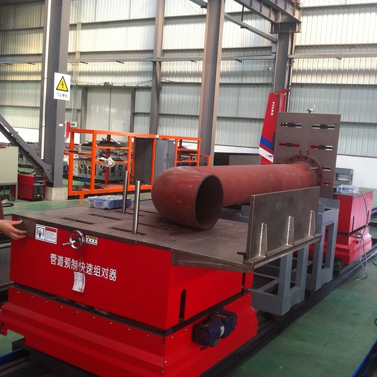 Electric Pipe Spool Fabrication Line for Pipe Fitting up Machine