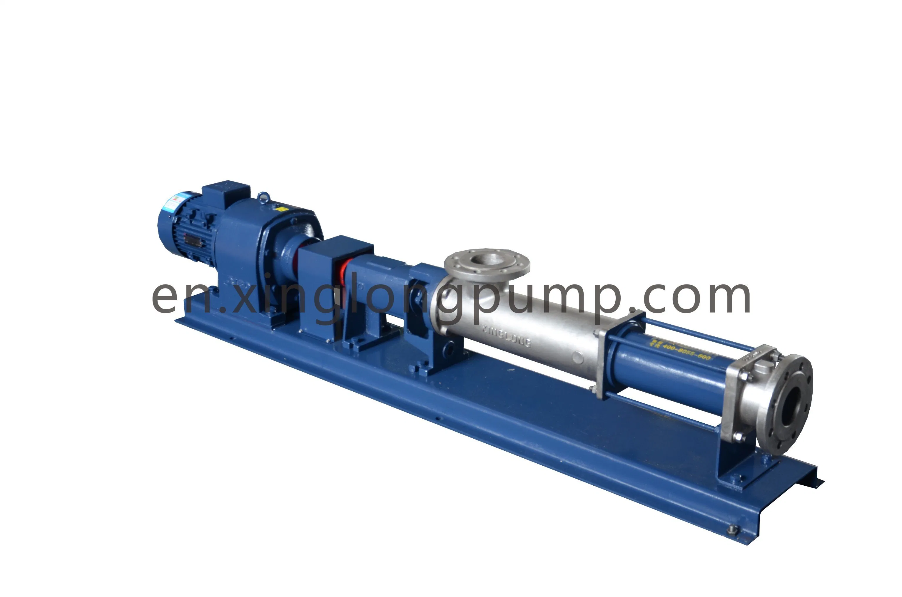 Xinglong Single Screw Pump Stainless Steel Rotor NBR Stator and Other Material