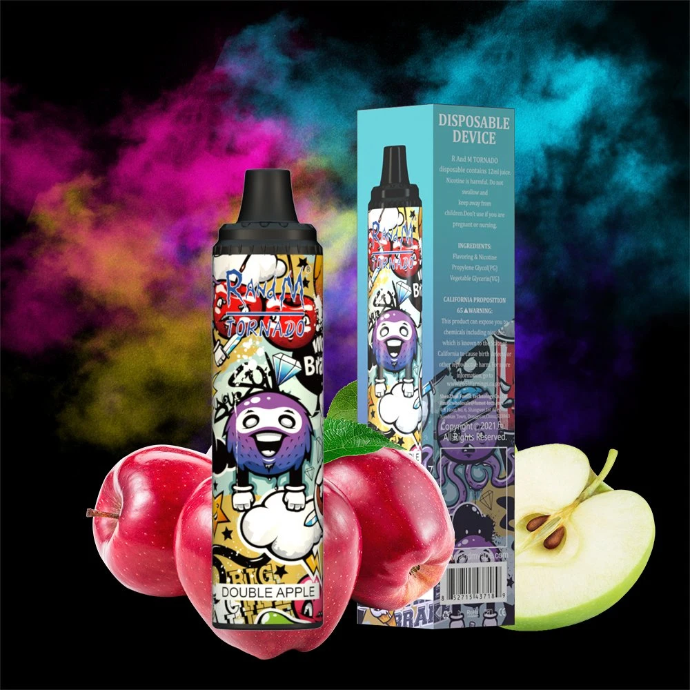 Rendimiento de alta calidad/alto costo VAPE desechable al por mayor Randm Tornade 6000 Puffs 12ml E-líquido