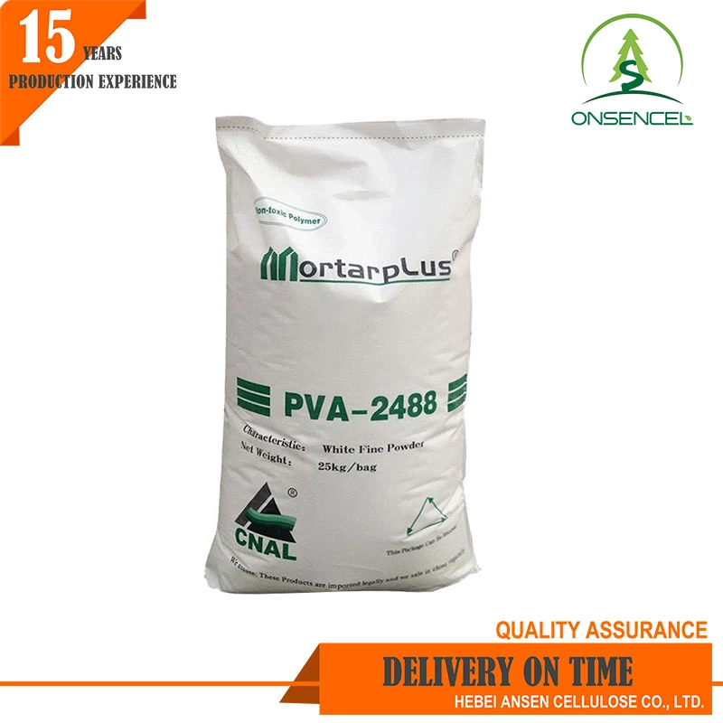 Polyvinyl Alcohol PVA 2488 PVA Powder for Dry Motar/Plaster Mortar/Wall Putty/Tile Adhesive