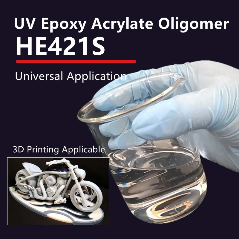 Polímero UV 100% Epoxy Acrilato Oligomer para 3D impresión, pintura, tinta, Adesive