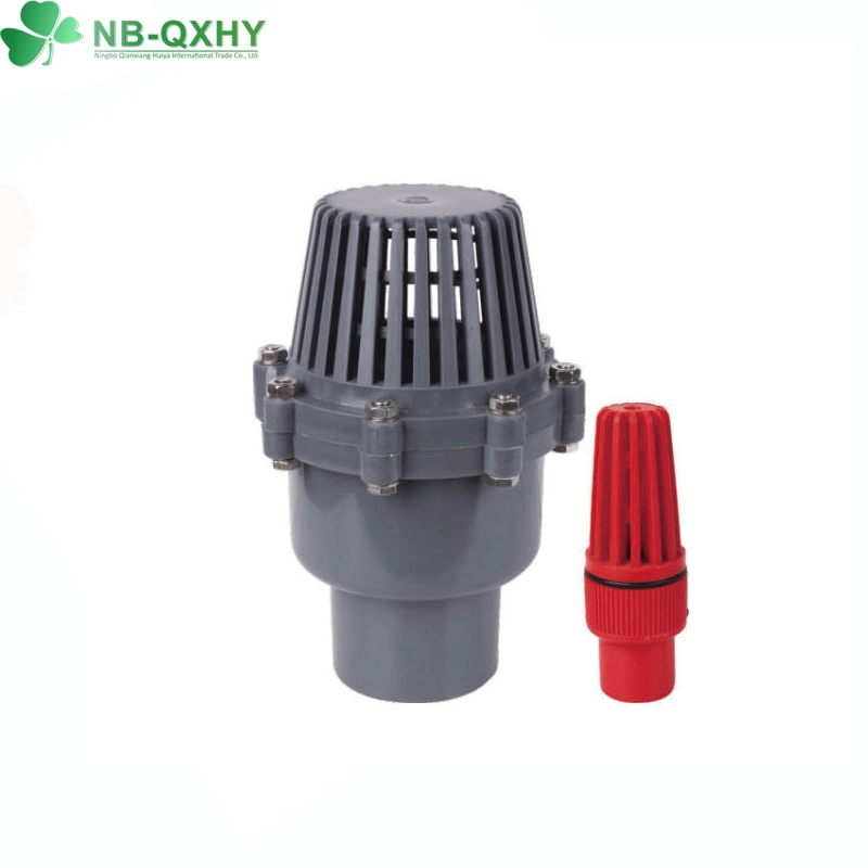 100% New Material All Kinds of Plastic PVC Valves PVC Foot Valve, Check Valve, Union Valve