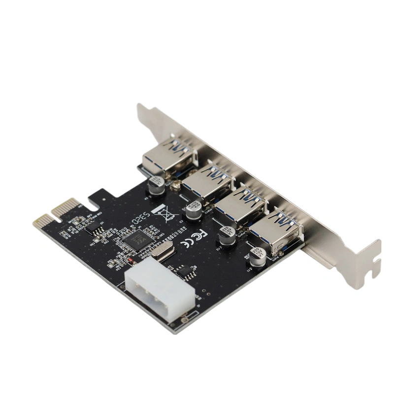 Desktop PCI-E to USB3.0 Adapter PCI-Express 4 USB Expansion Card