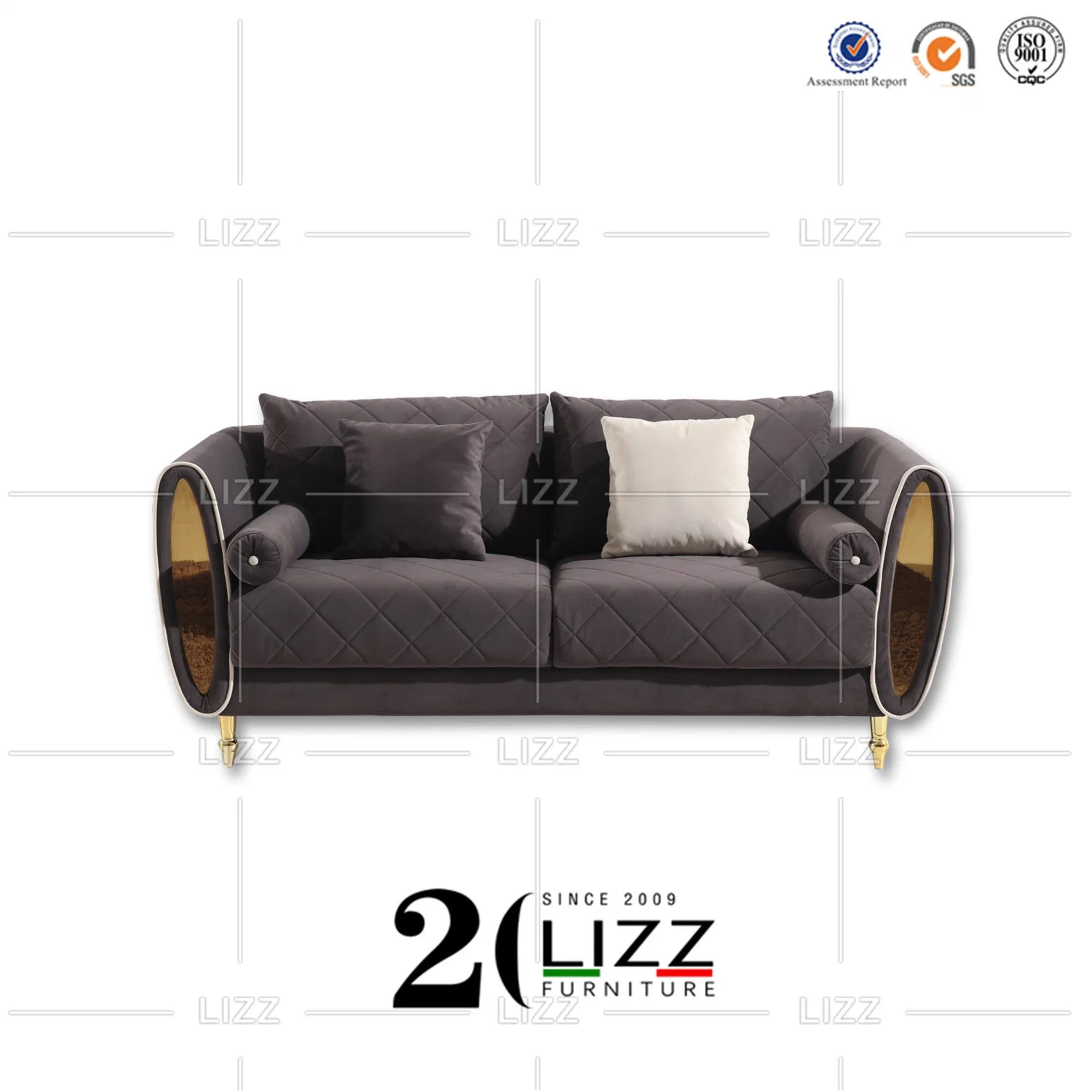 Online Großhandel/Lieferant Neukunden Startseite Möbel Wohnzimmer Stoff Freizeit Sofa-Set