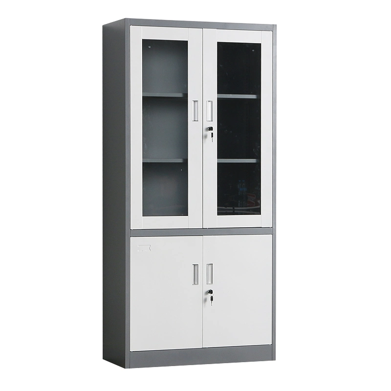 Factory Direct Acrylic Glass Display Swing Door Metal Office Cabinet