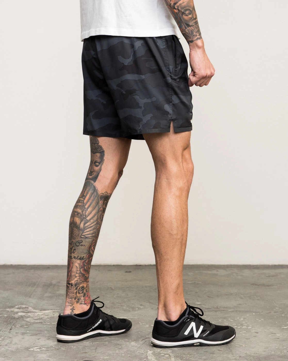 Modische Funktions-Camo Printing Sportshorts Für Herren