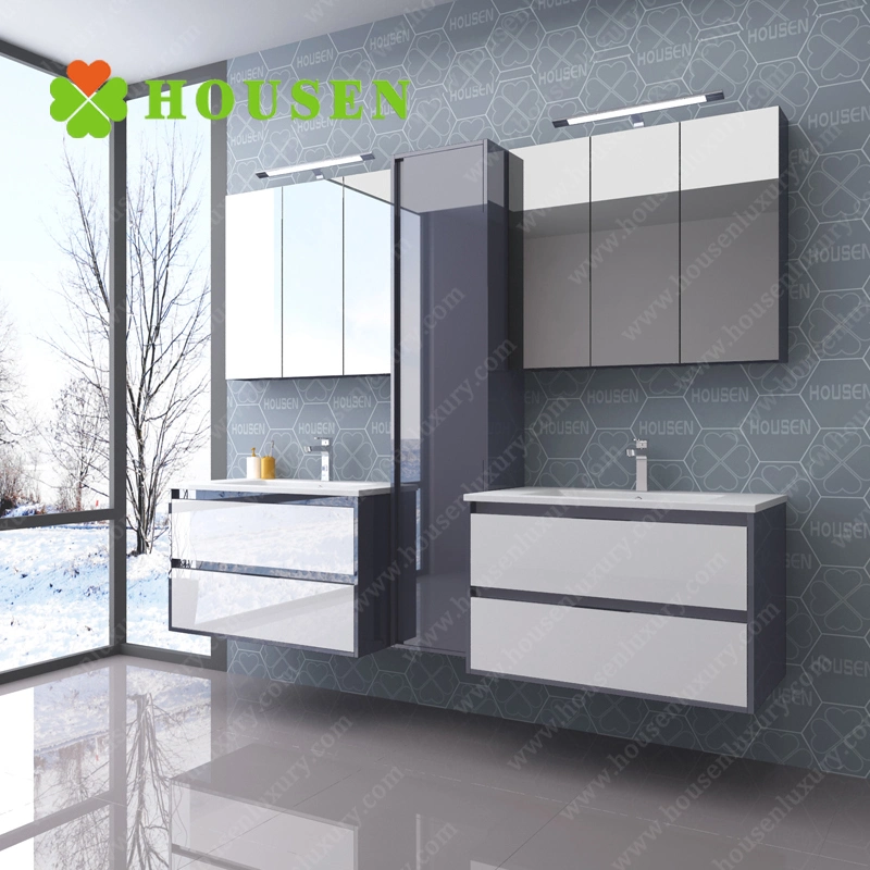 New Design Luxury Bathroom Cabinet Bathroom Vanity Mirror Cabinet Bathroom Luxury Cabinet Furniture