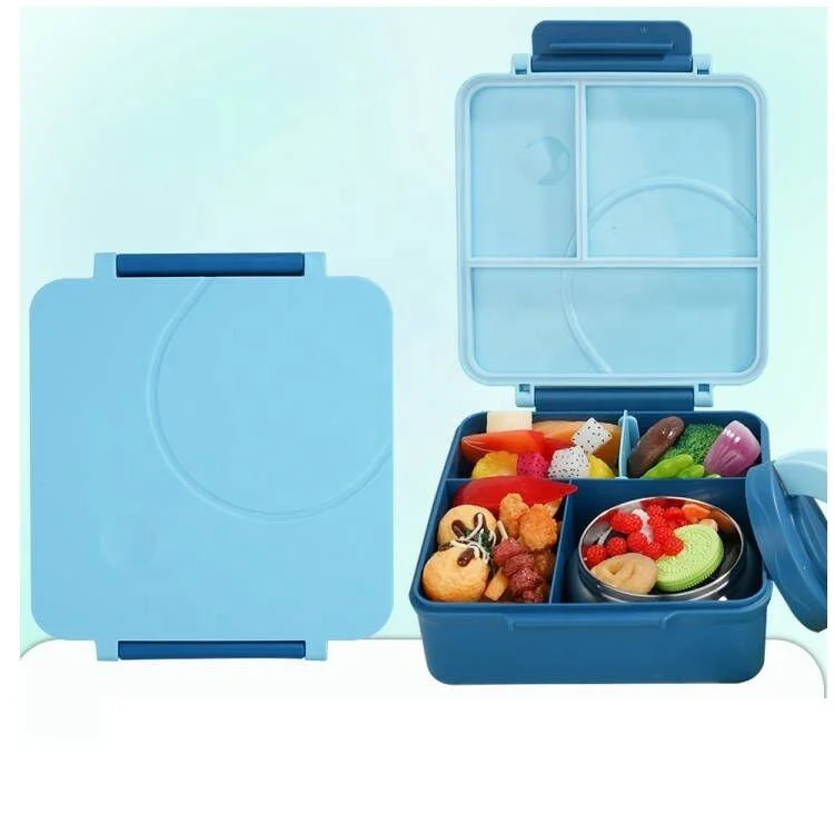 Kid Lunch Box for Storage Food Bento Box Plastic for School Outdoor Picnic Home