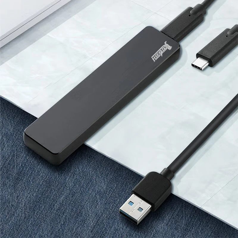 1T NVMe Mobile Solid State Drive, Thunderbolt 3-Schnittstelle, Typ-C-Schnittstelle, USB-Schnittstelle, NVMe High Speed/Peak 1050MB/S.