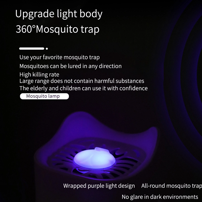Asesino de mosquitos Matamoscas con luz UV, la electrónica de la trampa de moscas asesinas de insectos para interiores y exteriores
