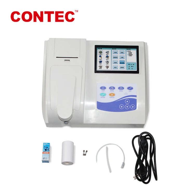 Medical Semi-Auto Liquid Analyzer Equipment Biochemistry Analyzer with CE