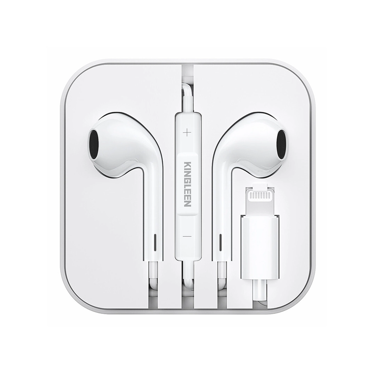 Connecteur de la foudre Earpods Génération 13 d'écouteurs filaires Iphon Earpods de haute qualité