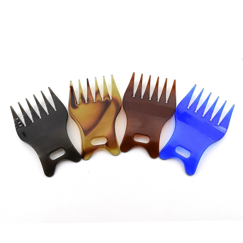 Flat Wide Tooth Hair Comb Dyeing Pigment Barber Hairstyling Brush