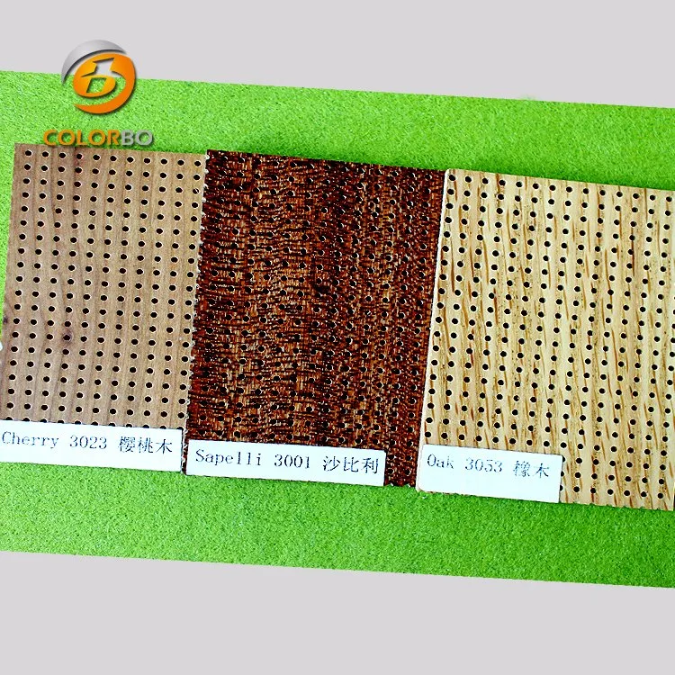 First Choice for Office Wooden Perforated Acoustic Panel Sound Reflective Materials