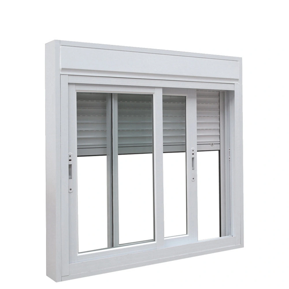 Kitchen Horizontal Sliding Storm Window Aluminium Auto Blinder