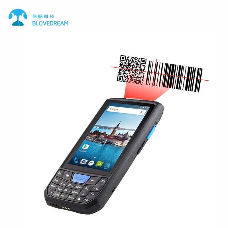 IP66 NFC GPS 4G Lte Industrial Rugged Android PDA with Barcode Scanner