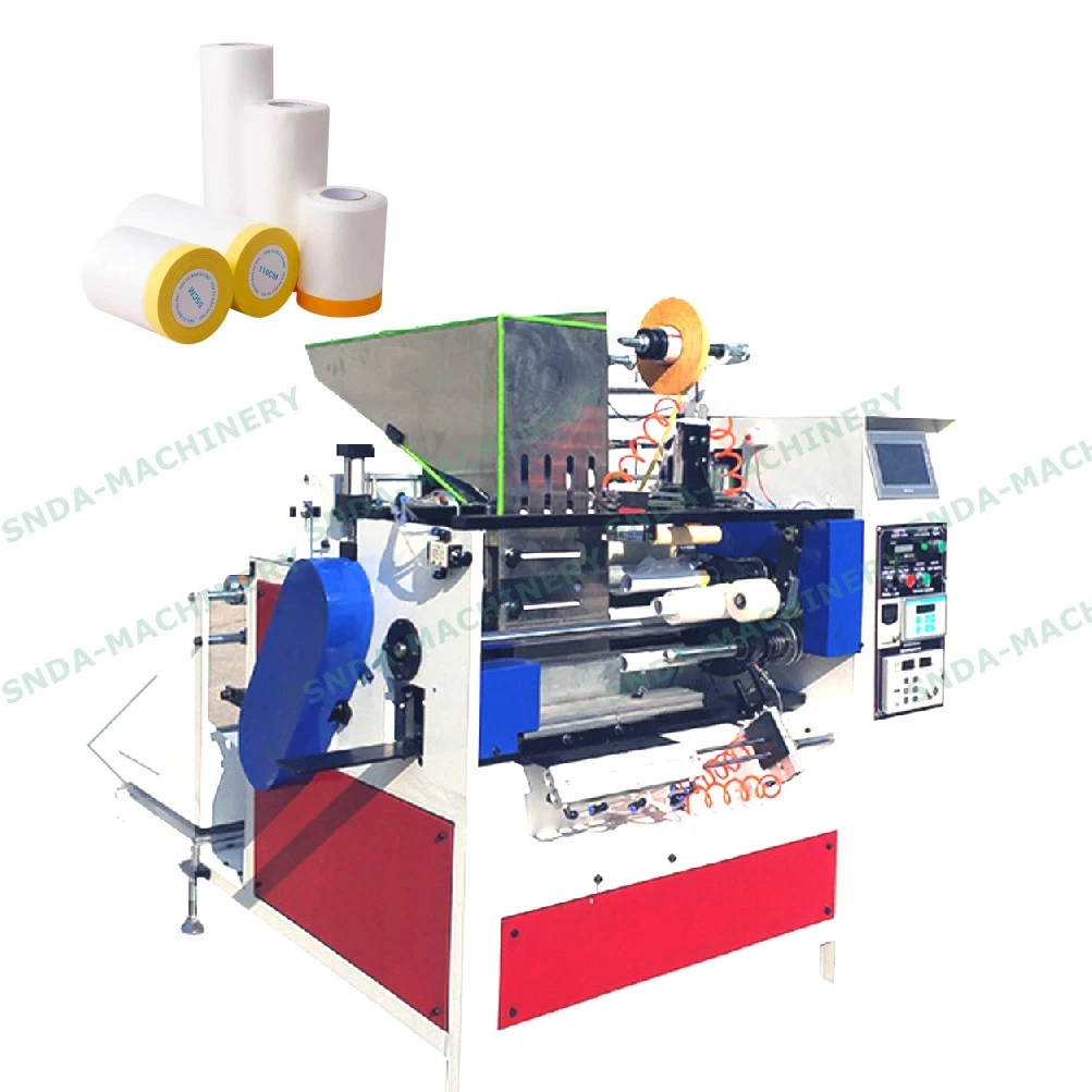 PE Masking Film Against Paint Spraying in Roll Making Machine for Automotive Painting Covering
