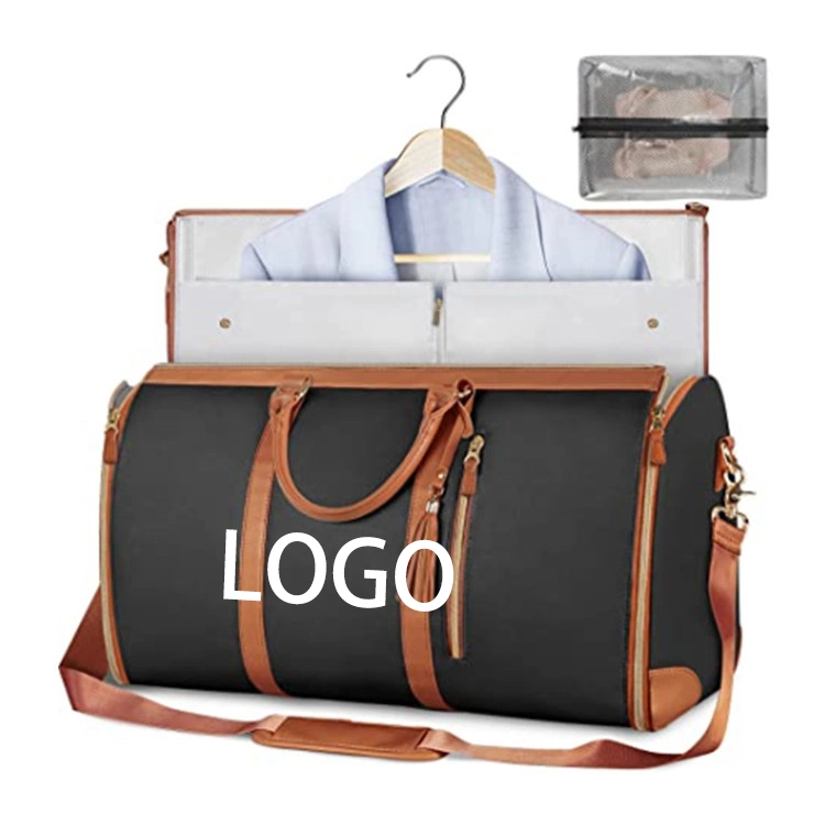 Precio de fábrica Carry on Vinyl Garment Bag Convertible Travel Duffel Bolsa