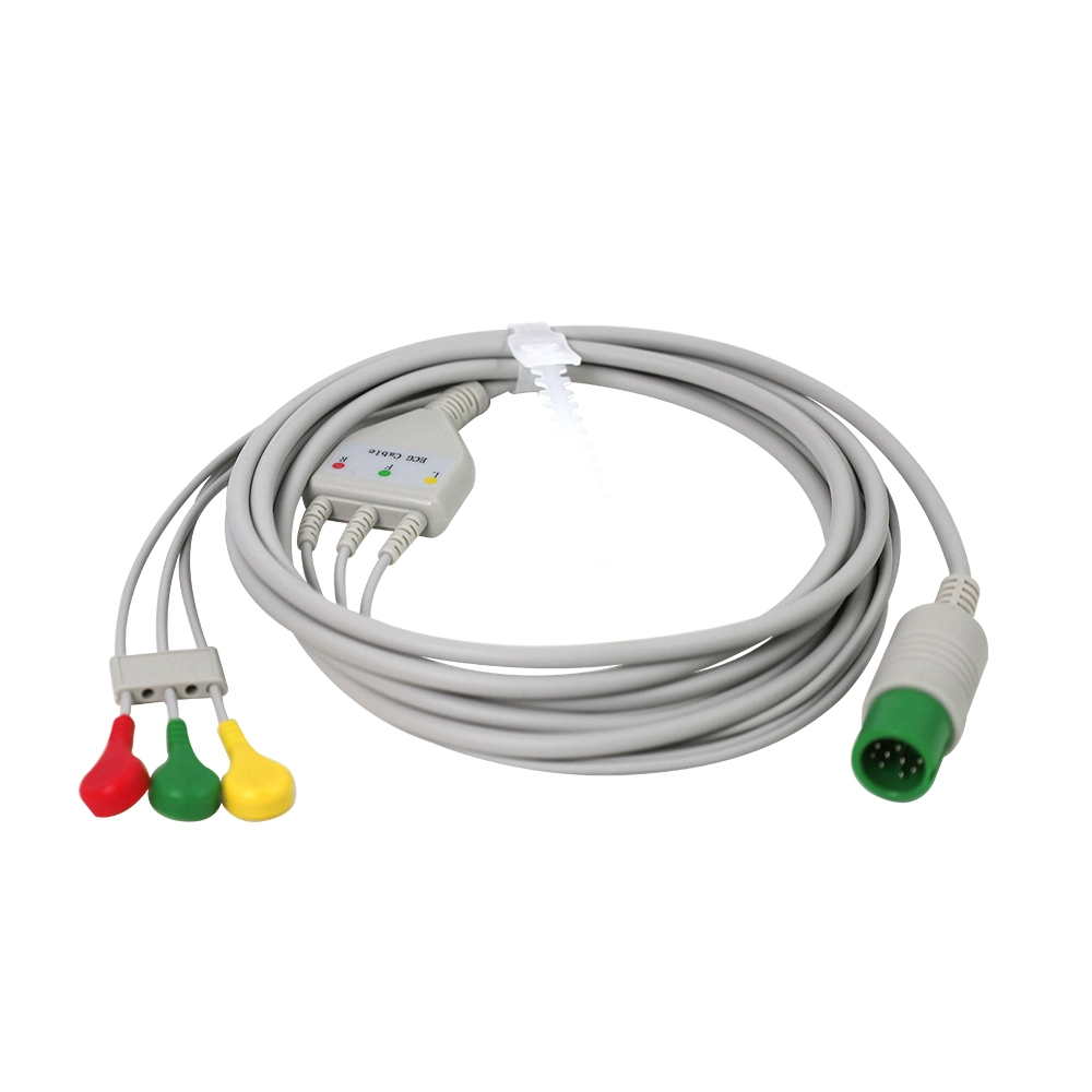 Gemeinsames EKG-Kabel des Contec Mortara NBP-Drucksensors für Patienten Unimed Monitor Zubehör