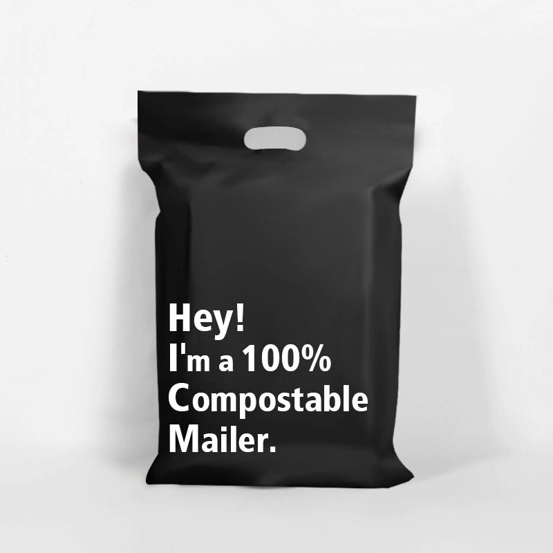 Embalagem personalizada de amido de milho 100% compostável biodegradável Bubble Mailier Padded Sacos de envelopes com logótipo