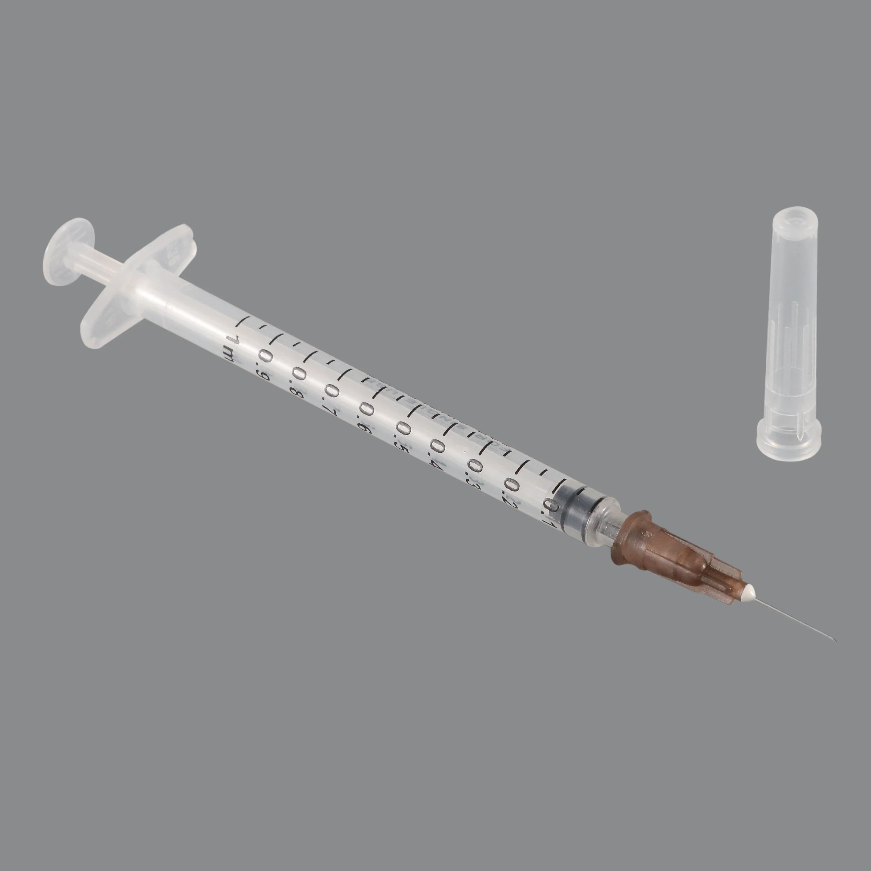 Convenient Medical Grade PP or PE for Barrel and Plunger Syringe