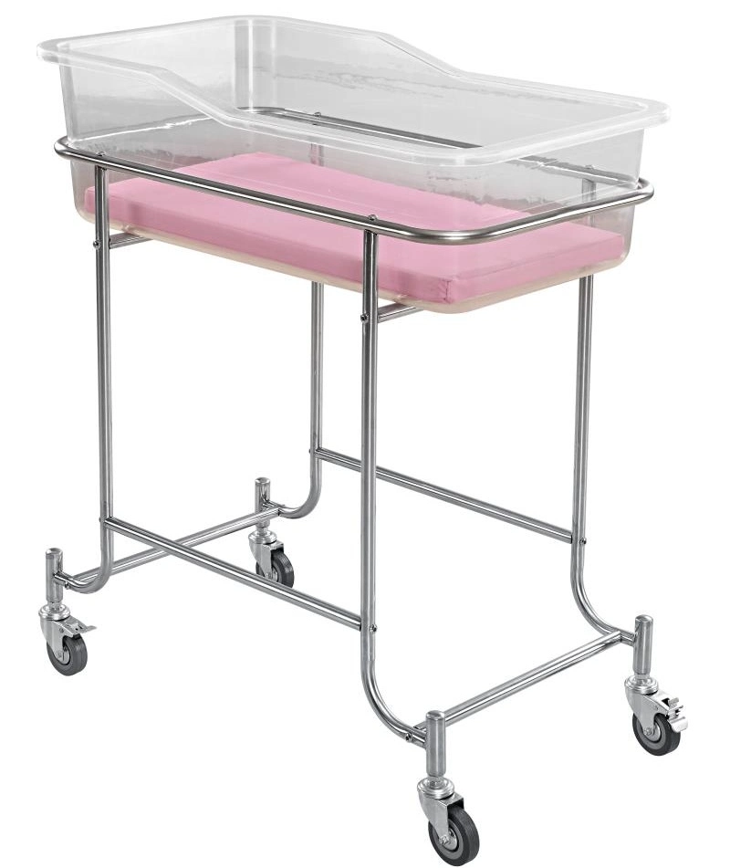 Hospital Equipment Hospital Baby Cot with ABS Bassinet