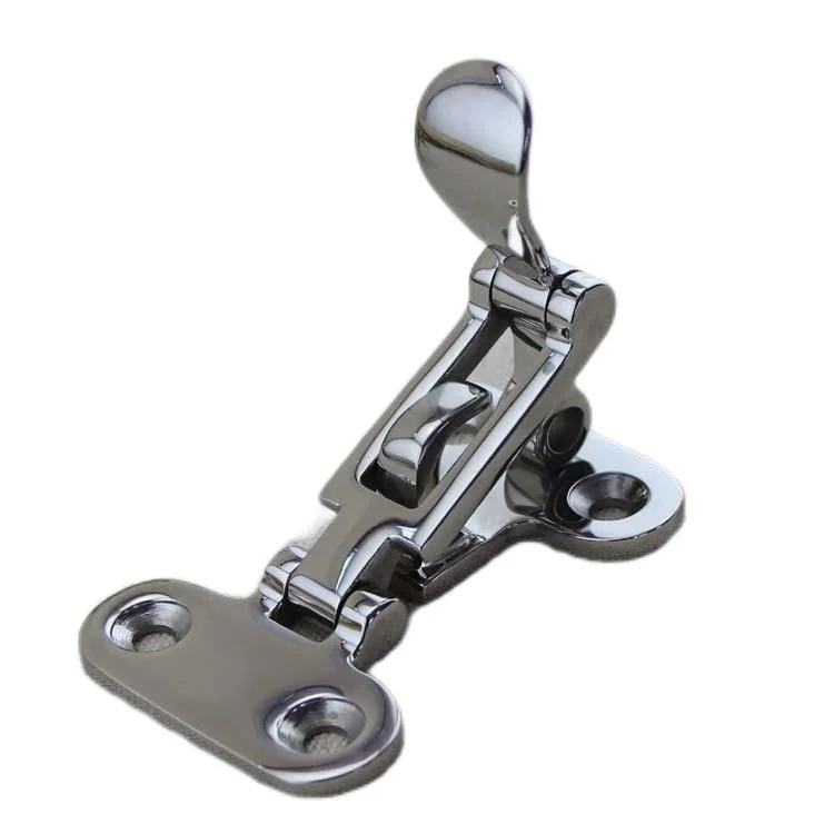 Stainless Steel 316 RV Yacht Accessories Door Buckle Distribution Box Buckle Marine Hardware Accessories Hook