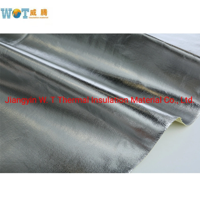 Waterproof Durable Aramid Cloth Fabric with Transfer Aluminum Foil Jacket