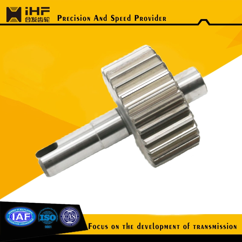 Aluminum Pinion Gear CNC Machining Milling Turning Lathe Drilling Spline Shaft