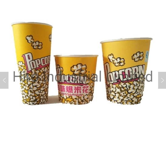 Custom Print Dispos Paper Popcorn Bucket Fried Chicken Paper Bucket