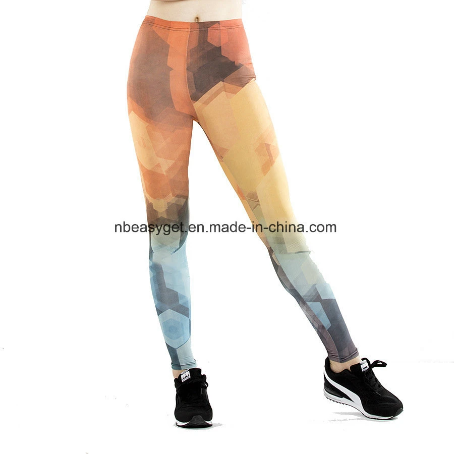 Full Length Yoga Workout Leggings Pants Gym Sportswear High Waist Slim Esg10635