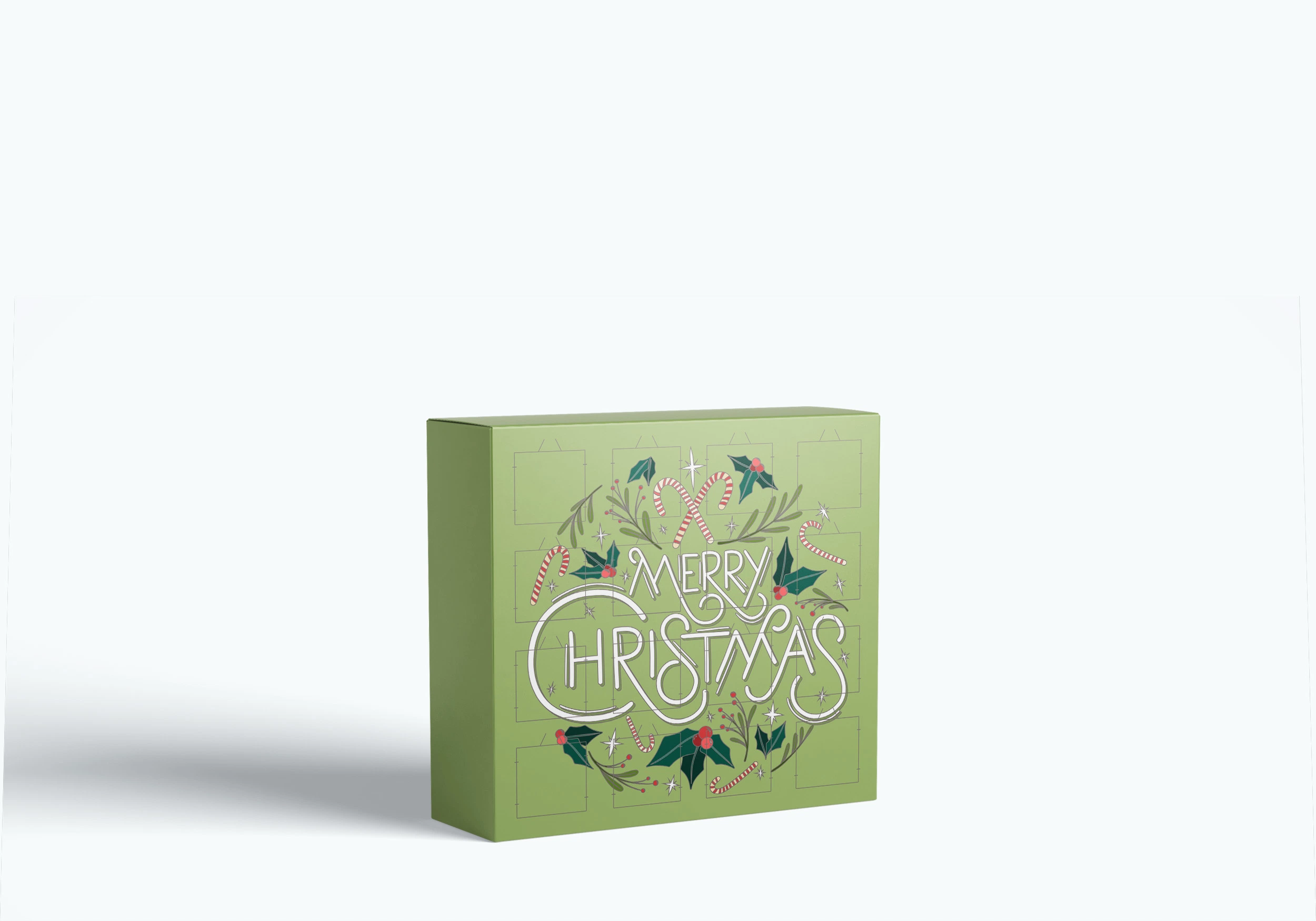 Impresión personalizada Ramadán cuadro Calendario de Papel Caja ciega de Papel Caja de regalo Regalo de Navidad de chocolate de envases cosméticos de juguete de la piel Joyero