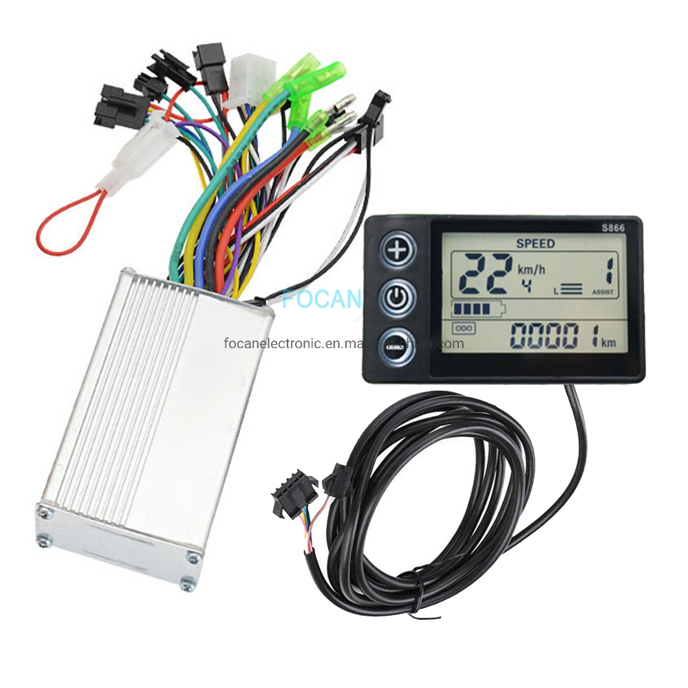 Intelligence Lithium Battery 250W 36V Brushless DC Motor Controller with LCD Display