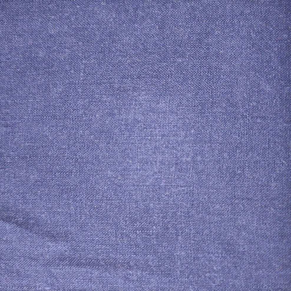 Linen Viscose Navy Color Solid Dyed Woven Fabric