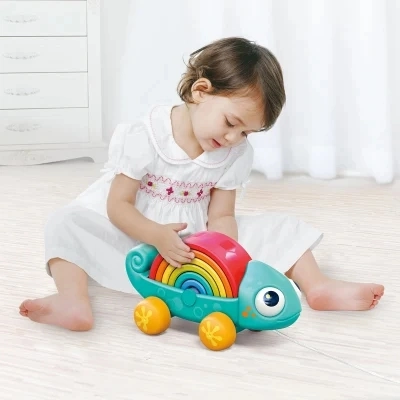 Novelty Kiddies Christmas Gifts Baby Goods Toys Rainbow Educational Plastic Toys