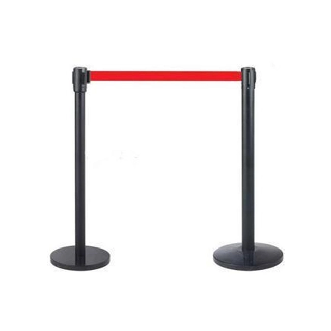 Polished Retractable Belt &Rope Stanchion for Crowd Control